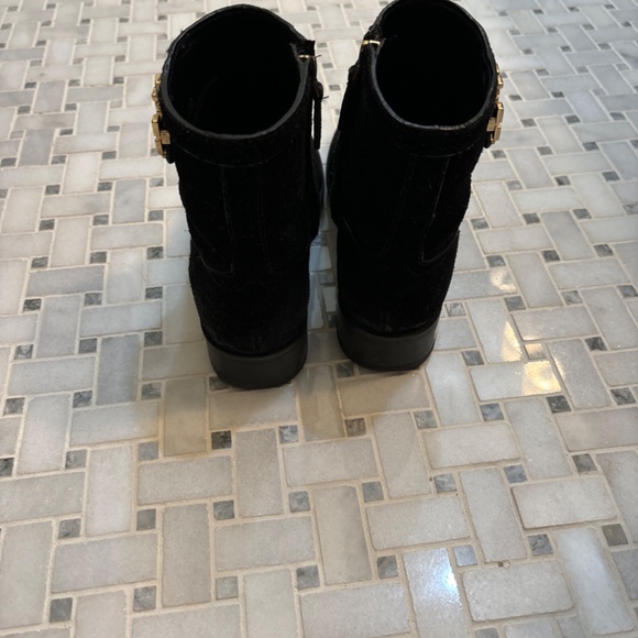 Authentic Tory Burch Black Suede Ankle Booties, Size 6 - Picture 4 of 5